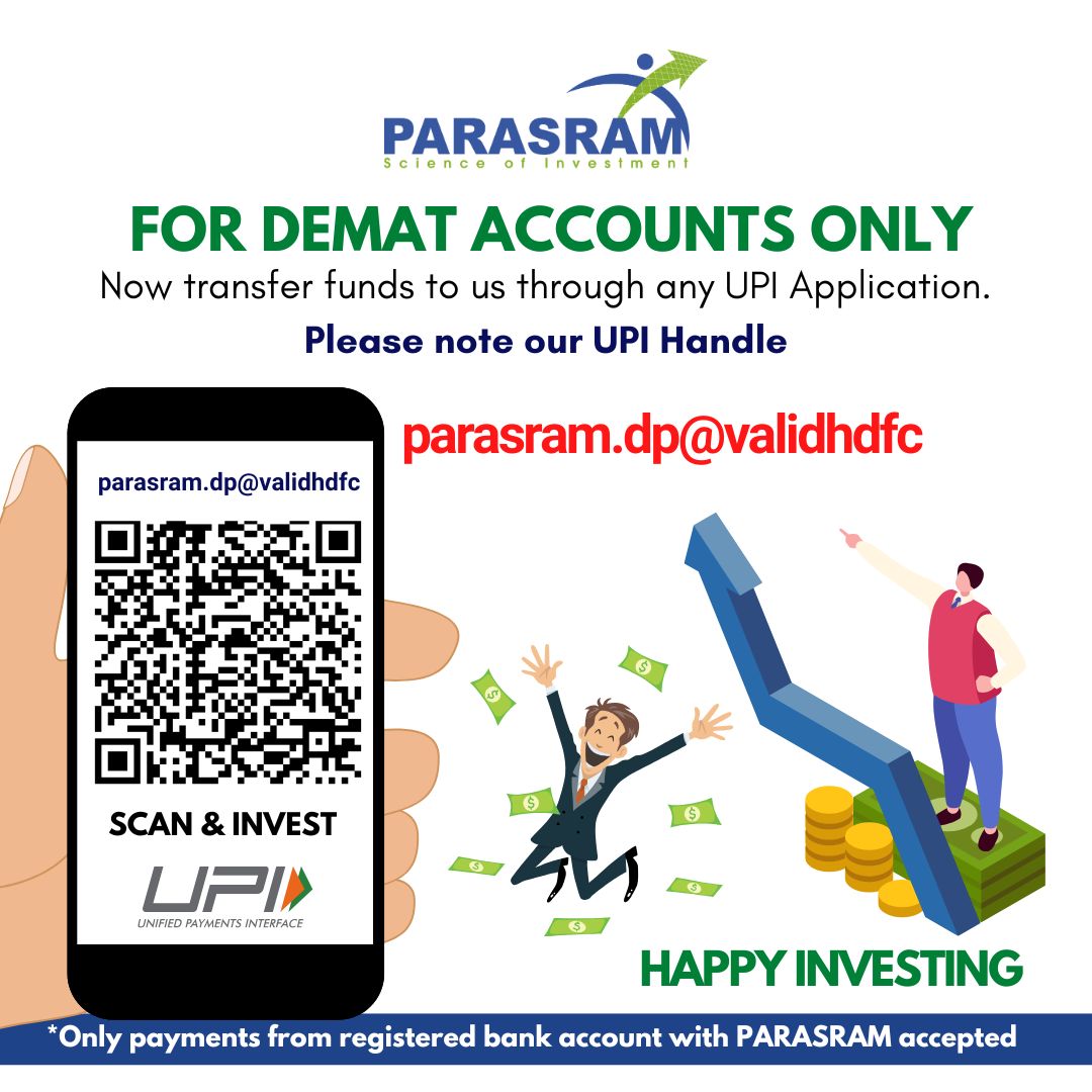 parasram stock broker payment demat