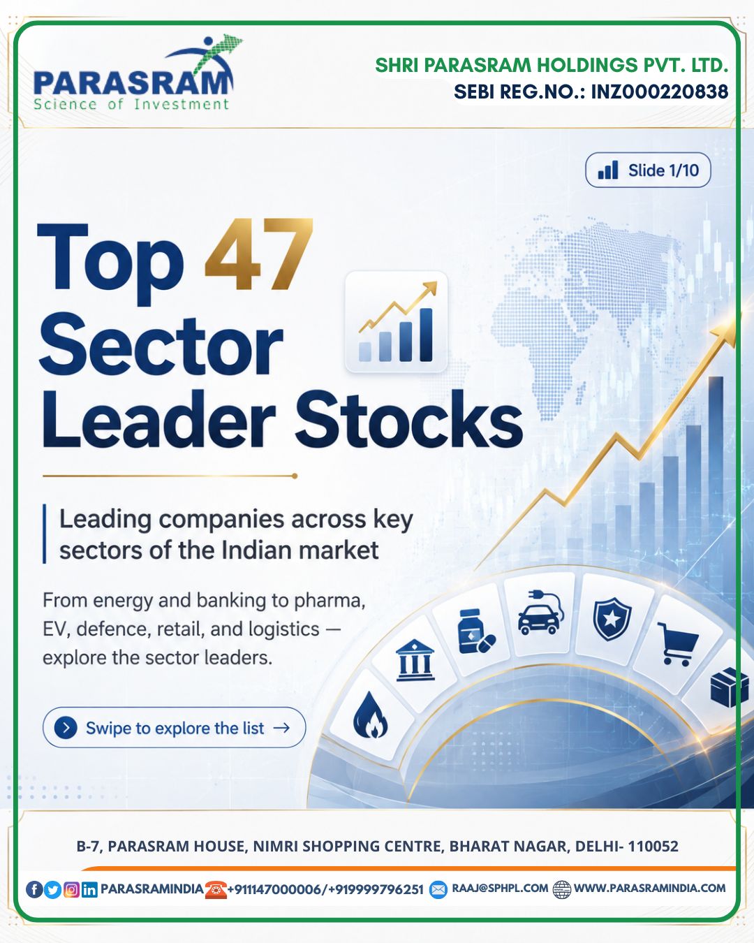 Top 47 Sector Leader Stocks